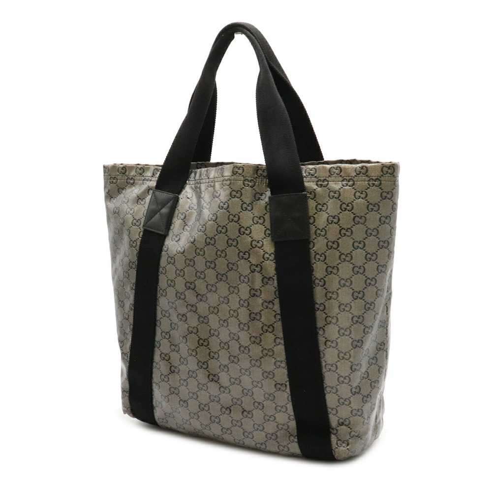 Gucci GG Crystal Tote Bag Gray Black - Picture 2 of 8